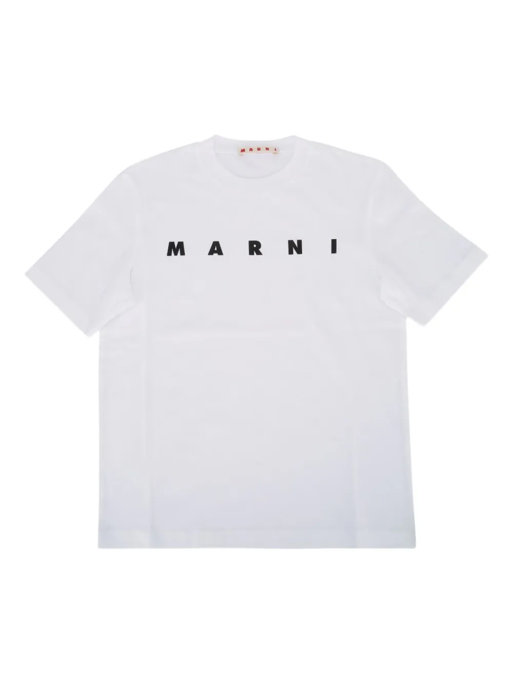 Marni Kids logo cotton T-shirt - Bianco