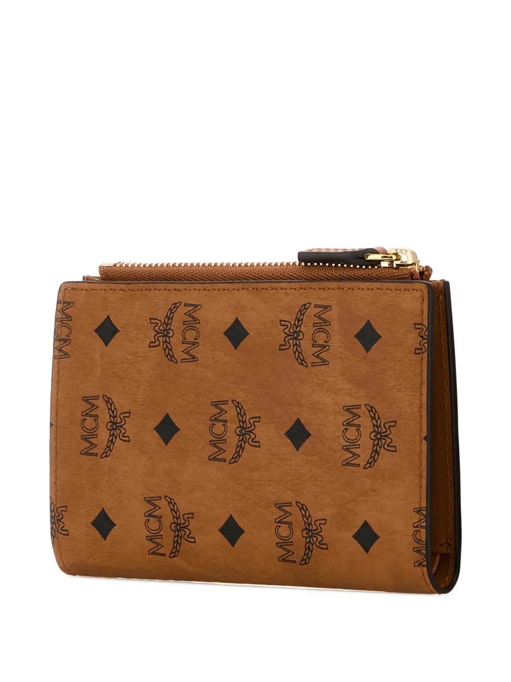  Mcm Logo-print Wallet - Brown 