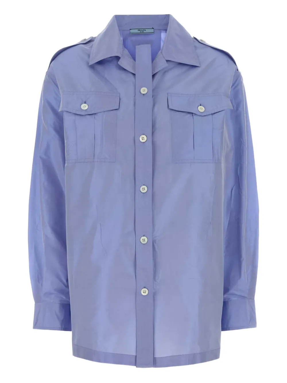 Prada button-fastening shirt - Blu