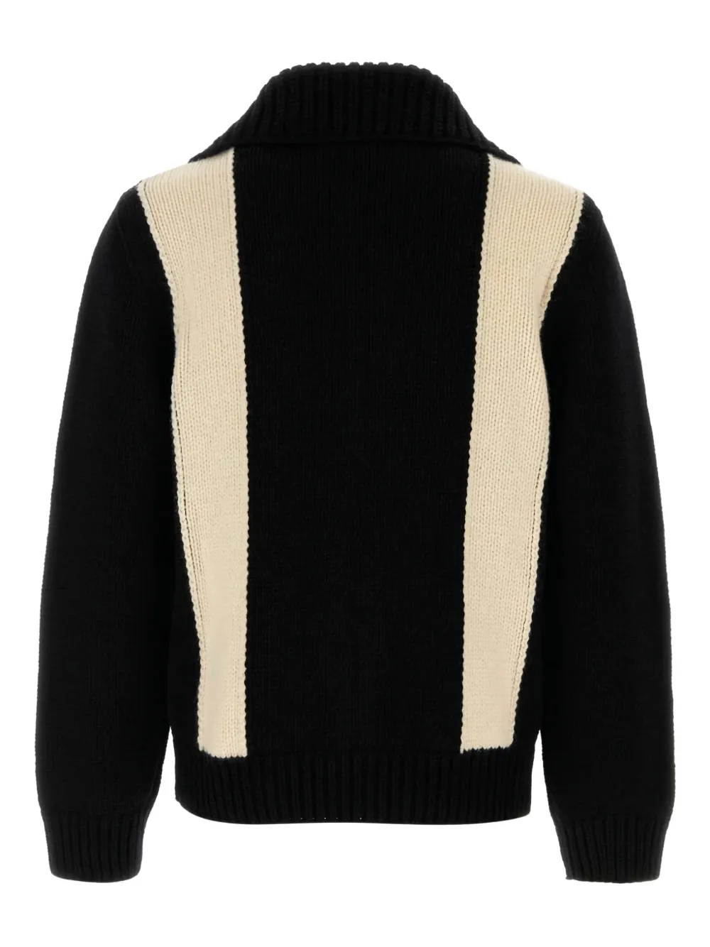 Valentino Garavani chevron-pattern wool cardigan | Cardigans | Image 2