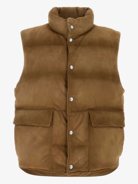 Prada suede down vest