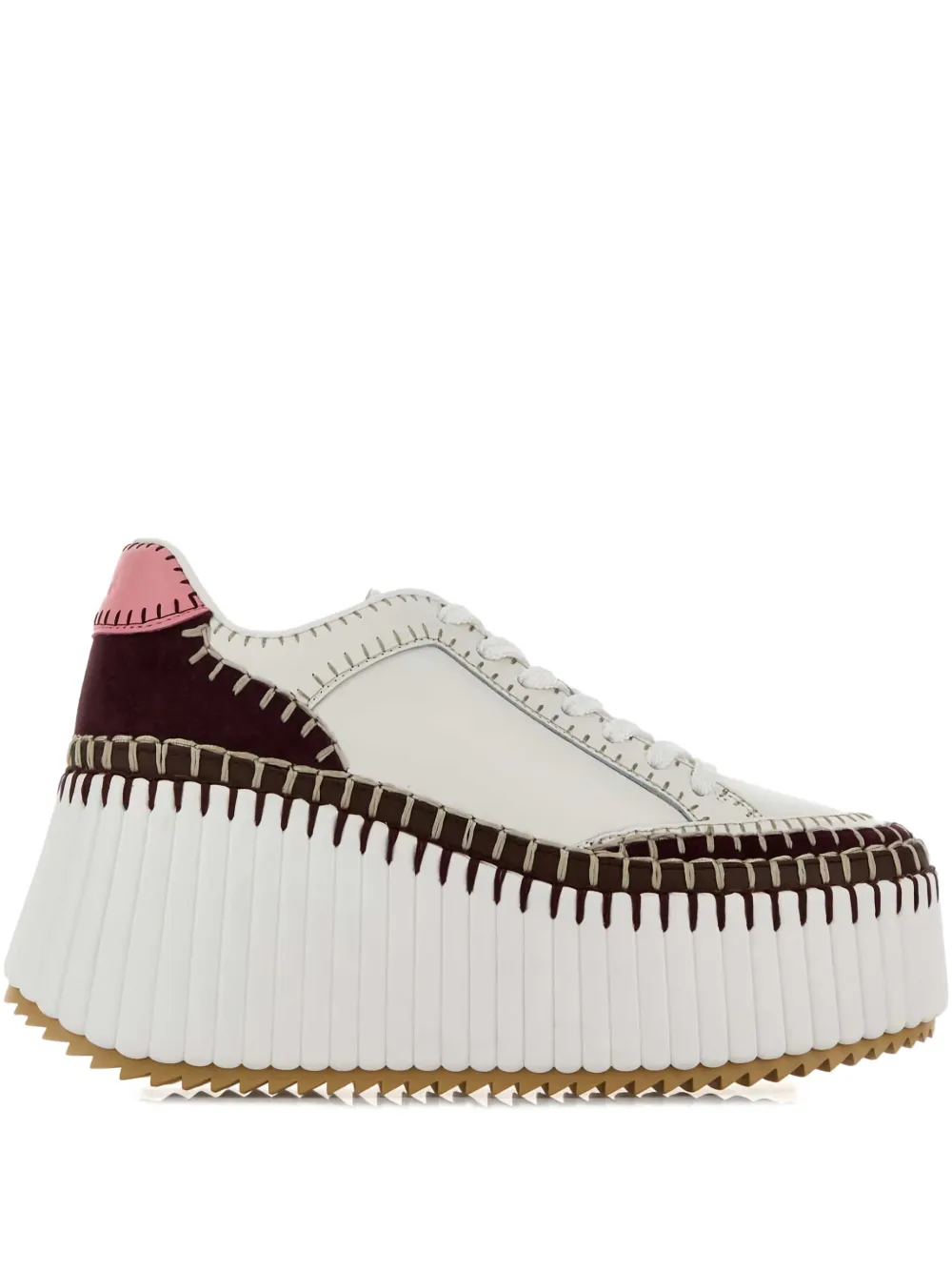 Chloé 60mm Nama platform sneakers - Bianco