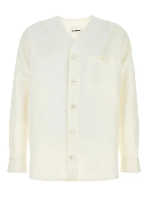 Jil Sander buttoned chest-pocket shirt