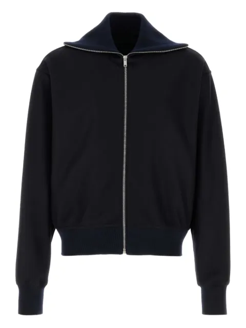 Jil Sander zip-up wool cardigan
