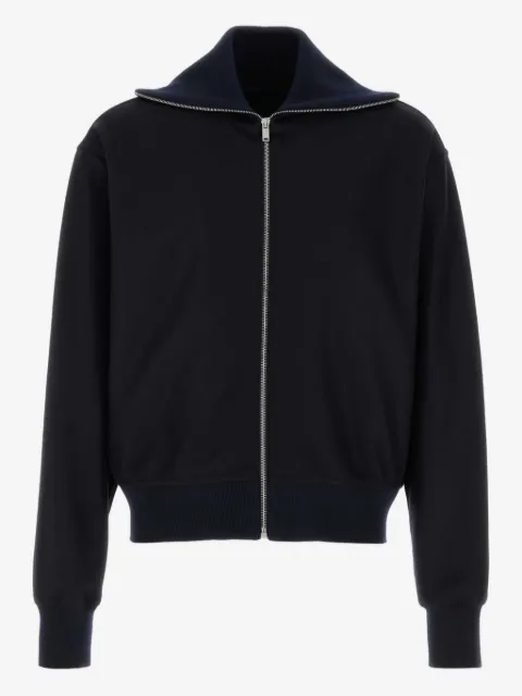Jil Sander cardigan en laine à fermeture zippée