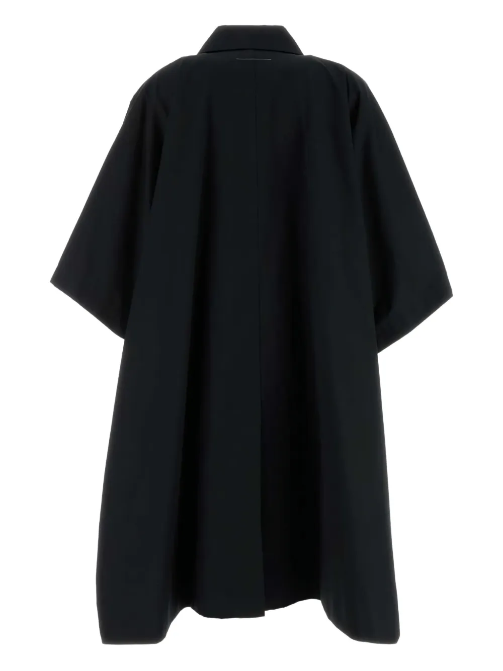 MM6 Maison Margiela Waterafstotende katoenen regenjas - Zwart