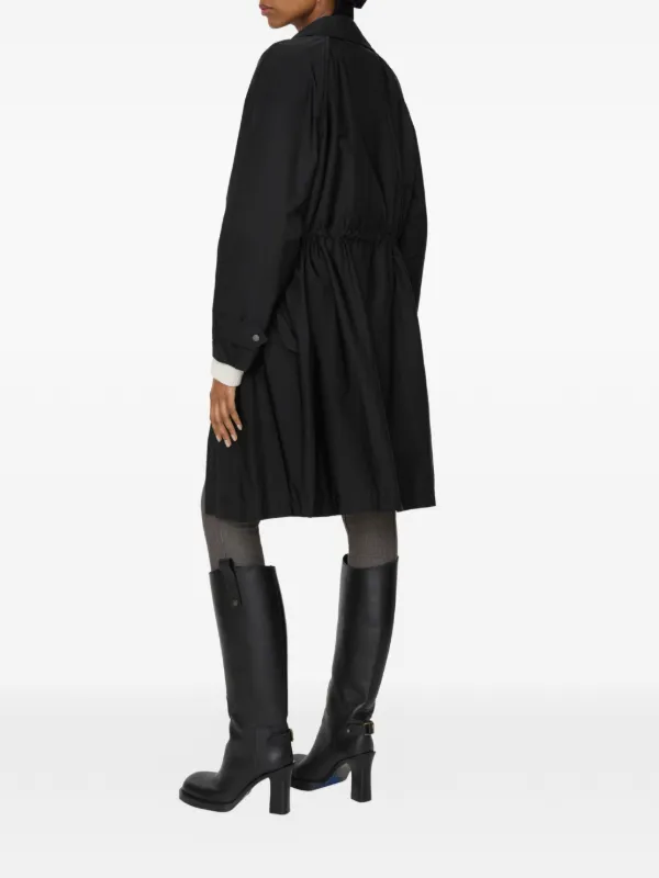 Burberry Equestrian Knight パーカーコート | ブラック | FARFETCH JP