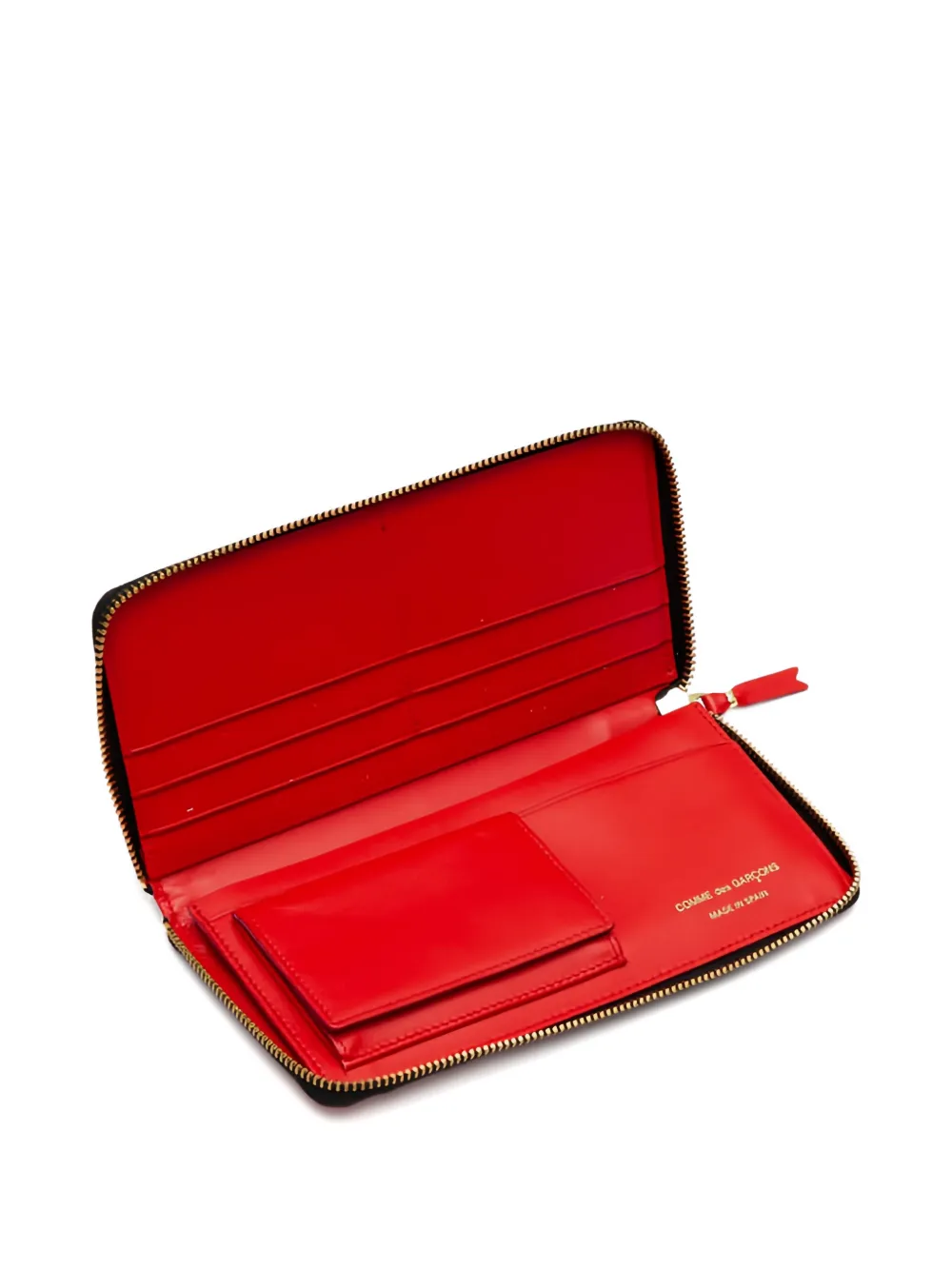  Comme Des Garçons Wallet Logo Wallet - Red 