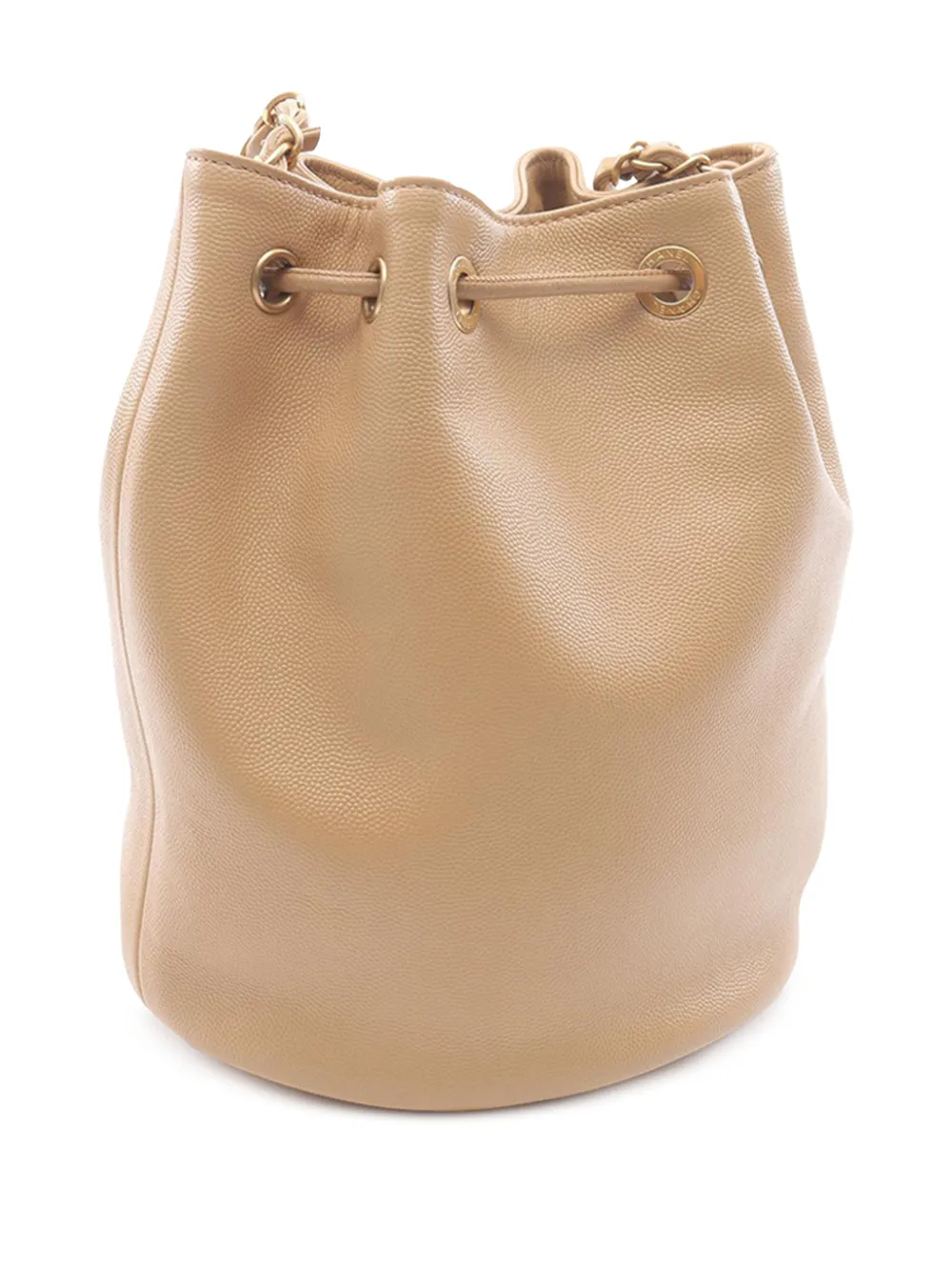 2019 Cc Deauville Drawstring Bucket Bag