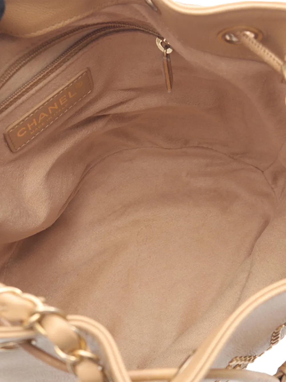 2019 Cc Deauville Drawstring Bucket Bag