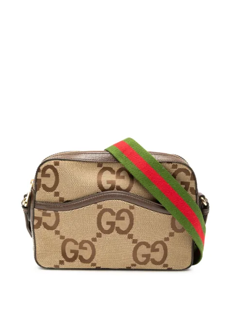 Gucci Pre-Owned 2016-2025 Jumbo GG Canvas Web crossbody bag