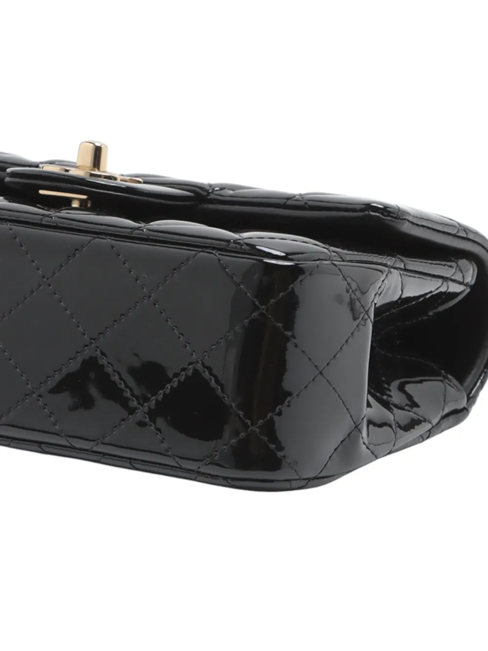 CHANEL Pre-Owned bolsa satchel Flap rectangular mini de charol con asa superior 2021-2025 | Estilos de archivo | Image 2