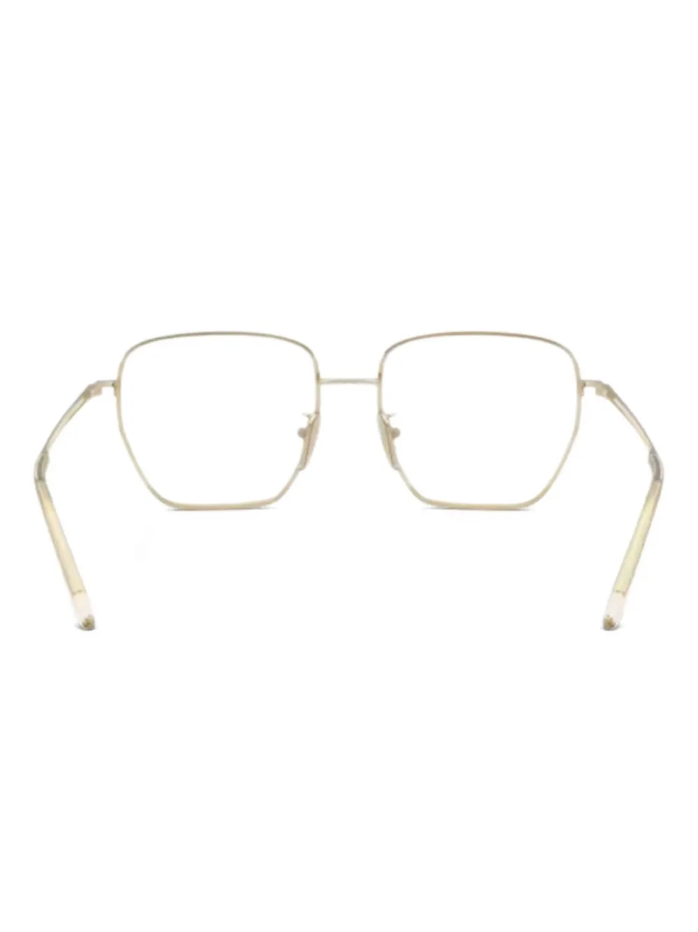  Prada Eyewear Geometric Optical Glasses - Gold 