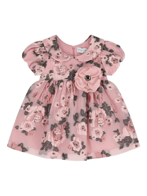 MAMA LUMA KIDS robe fleurie à manches courtes