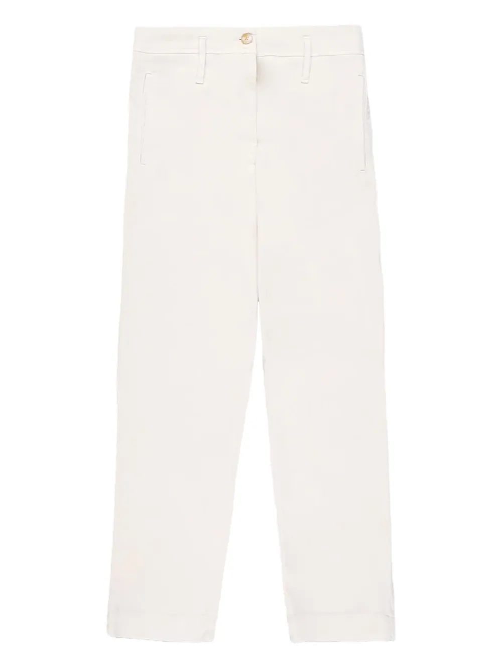 Cruna Daisy button detail trousers | Neutrals | Image 1