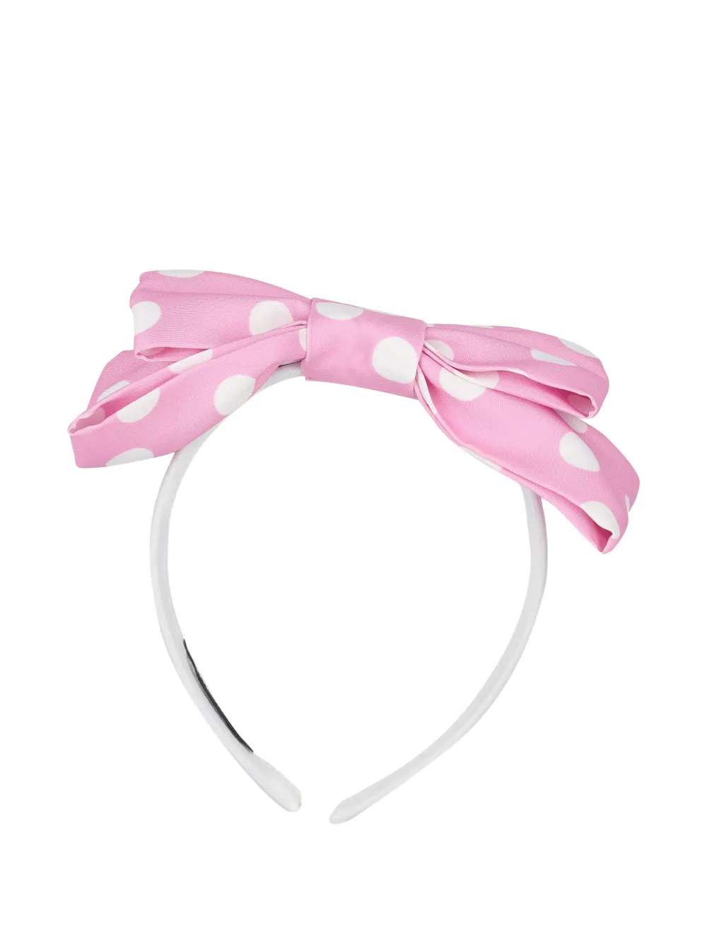 Mama Luma Polka-dot Pattern Headband In Pink