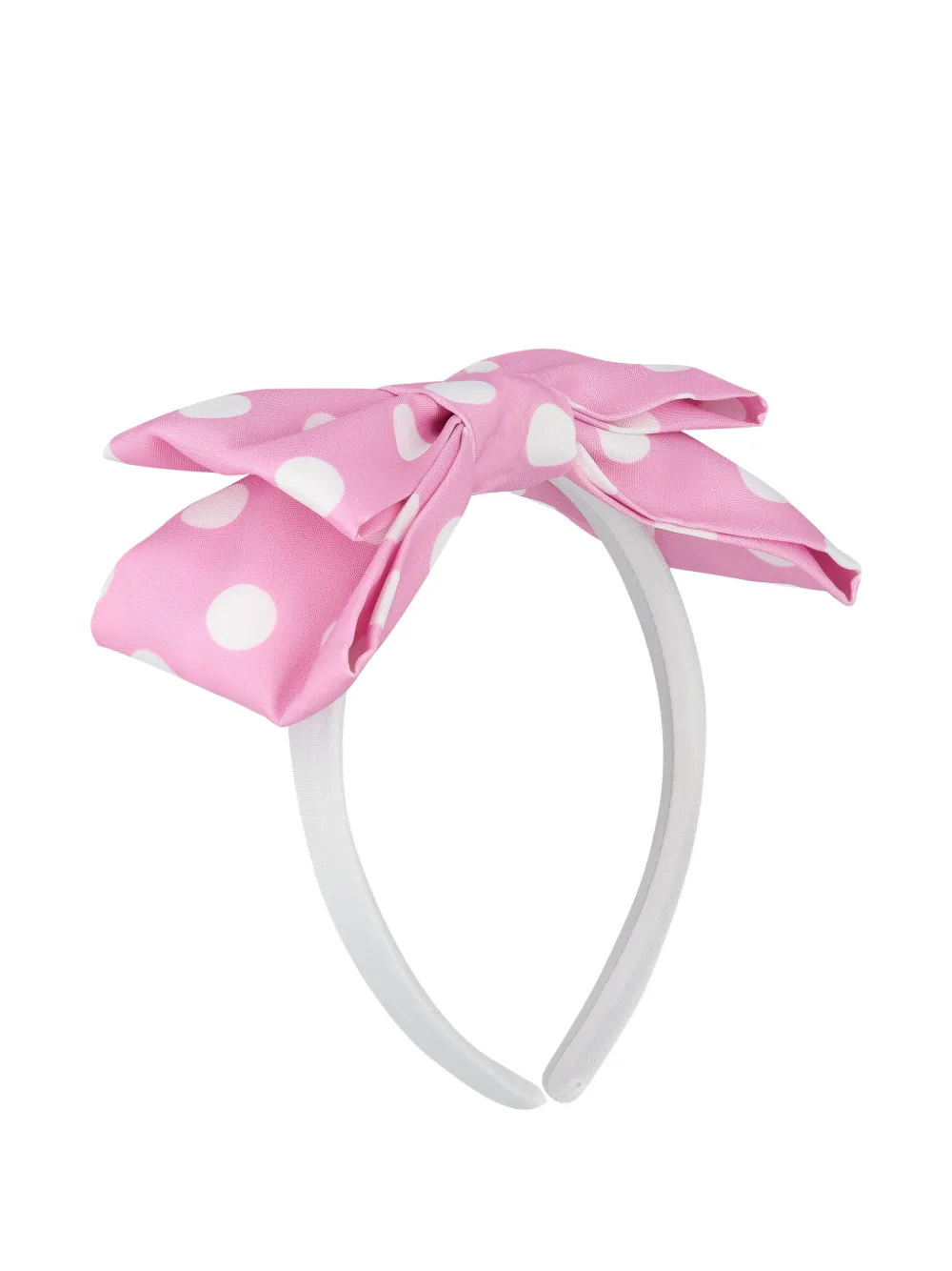 Mama Luma Polka-dot Pattern Headband In Pink