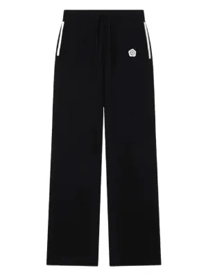 Balenciaga ストライプディテール トラックパンツ | ブラック