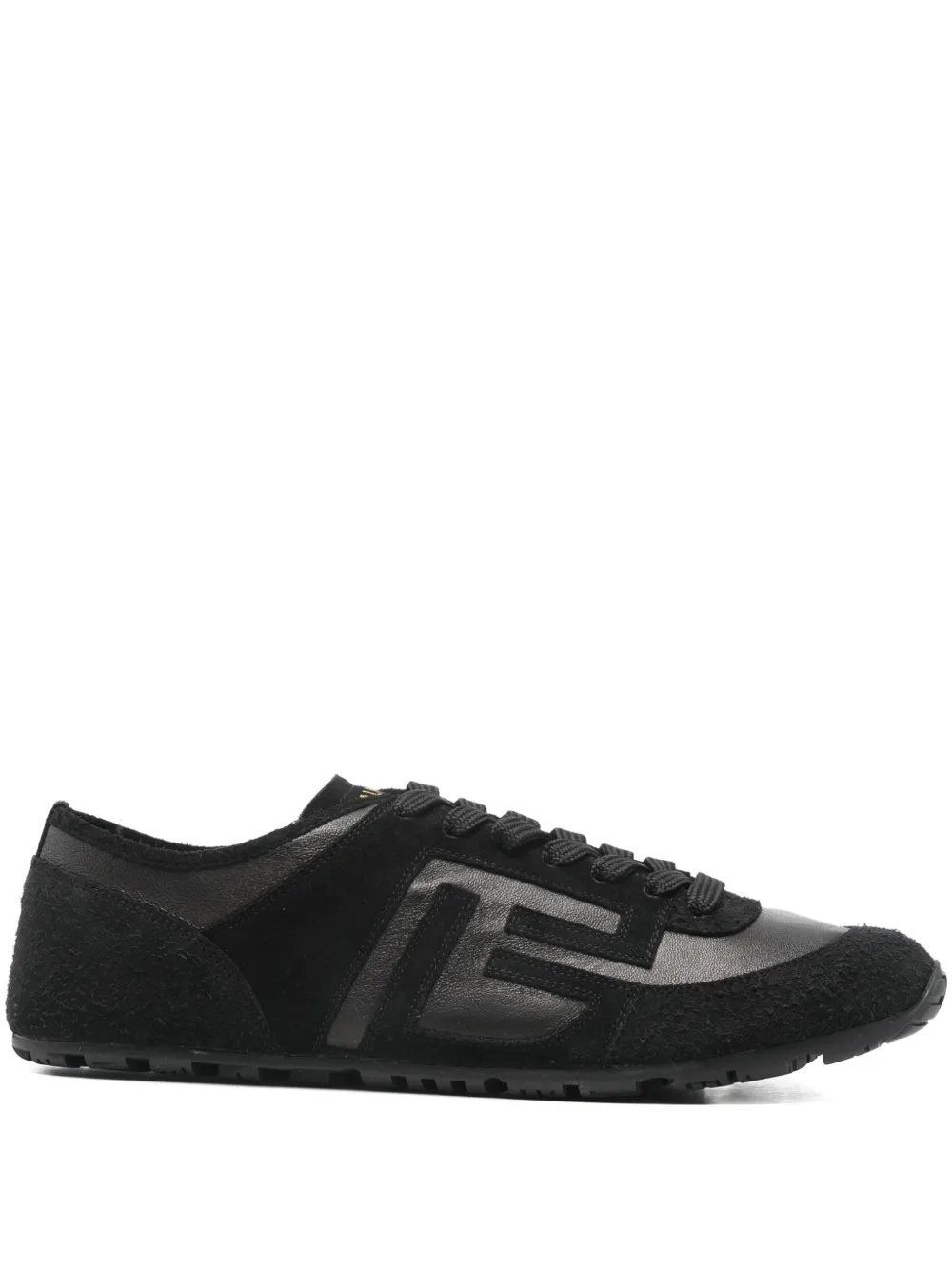 Balmain logo panelled sneakers | Black | Image 1