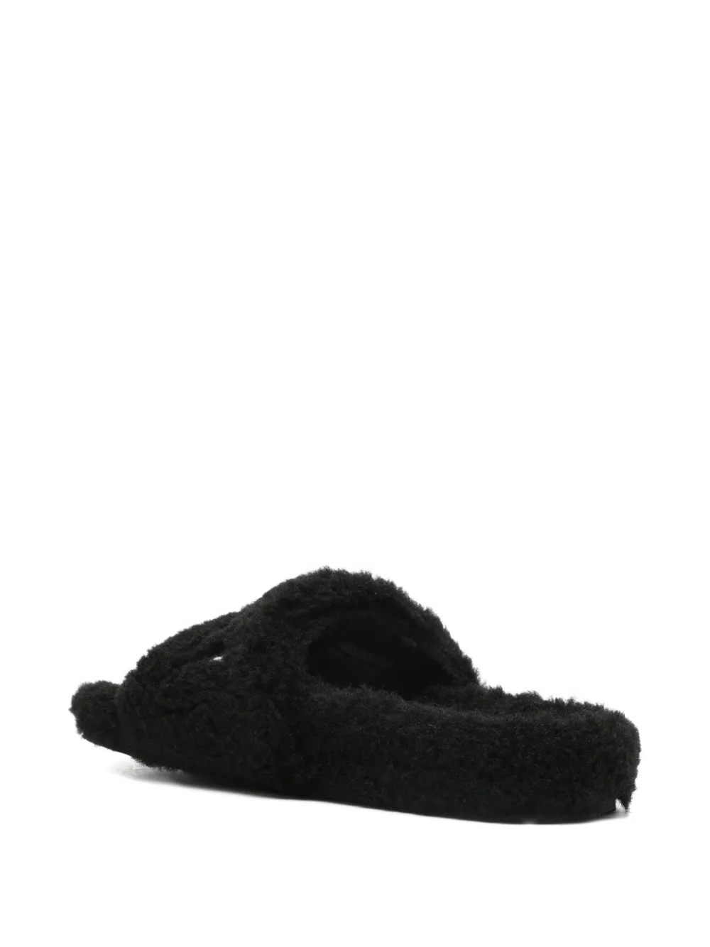 AMIRI Slippers met logo Zwart
