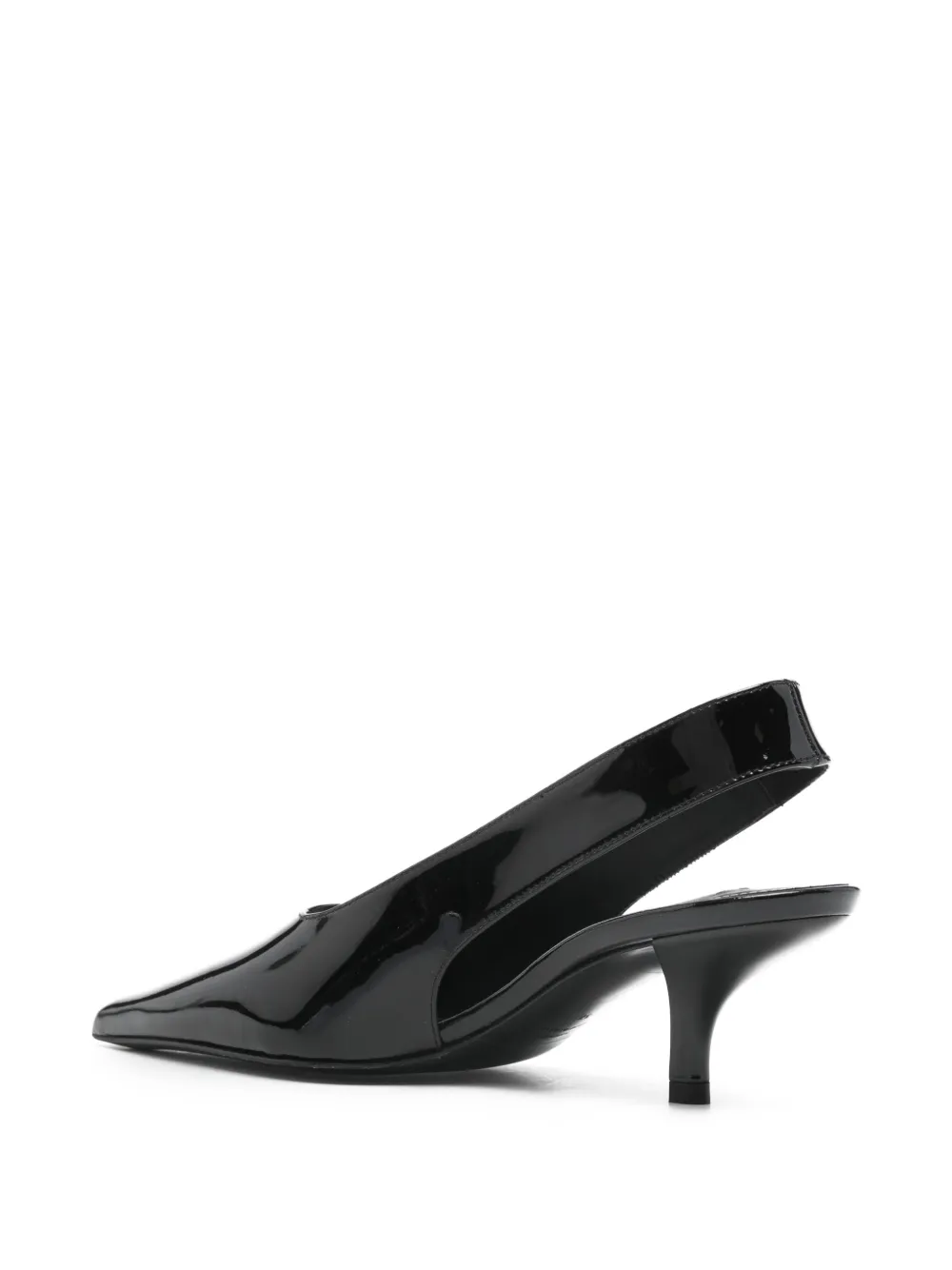 Totême Pointed Slingback Pumps In Black