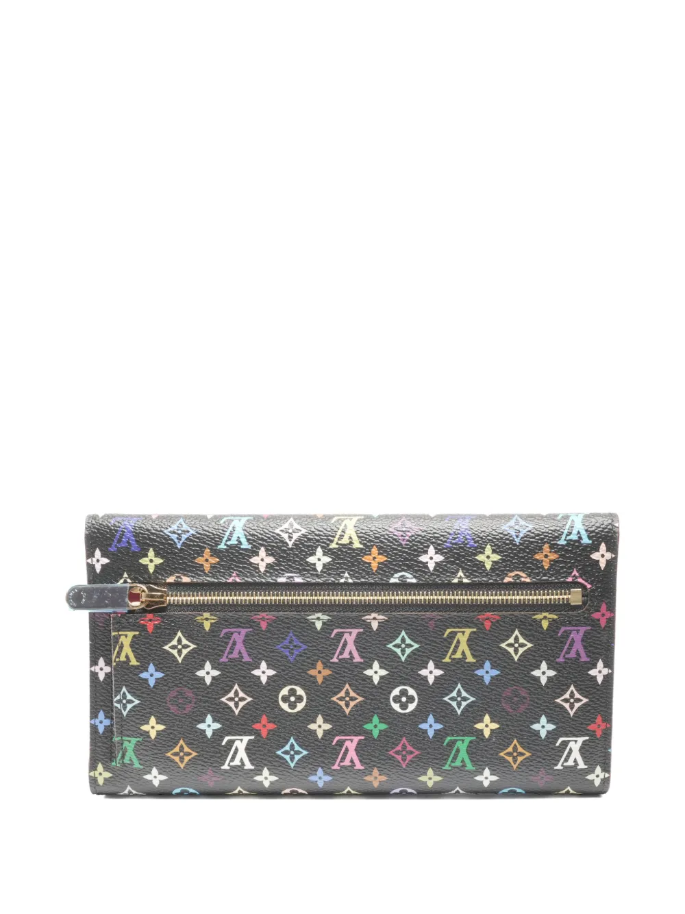 Pre-owned Louis Vuitton 2011 Eugenie Monogram Multicolour Wallet In Black