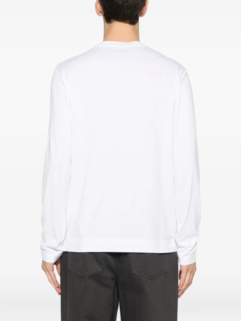 Fedeli T-shirt met lange mouwen Wit