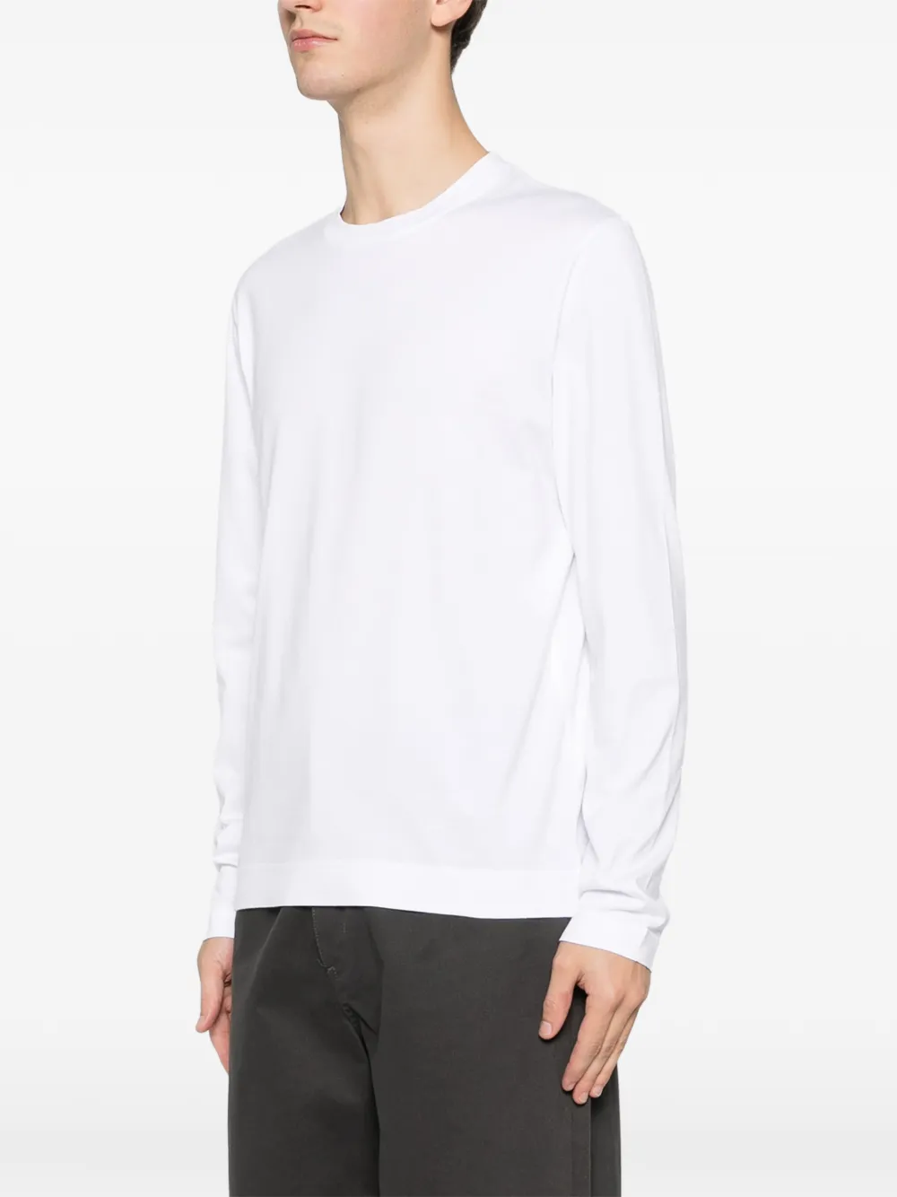 Fedeli T-shirt met lange mouwen Wit