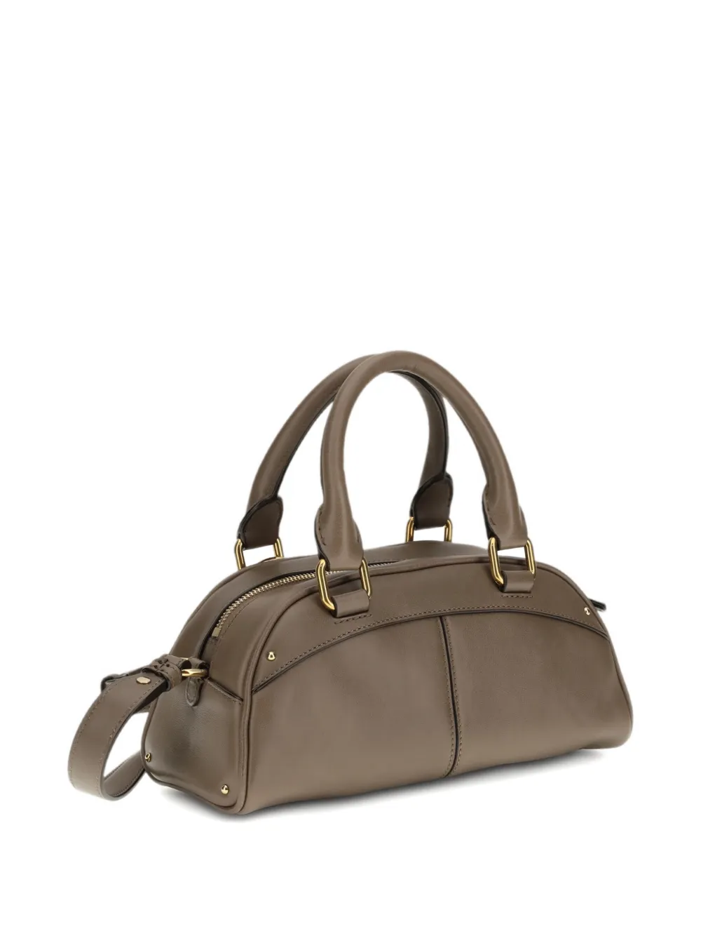 Chloé small Bowling leather tote bag - Beige