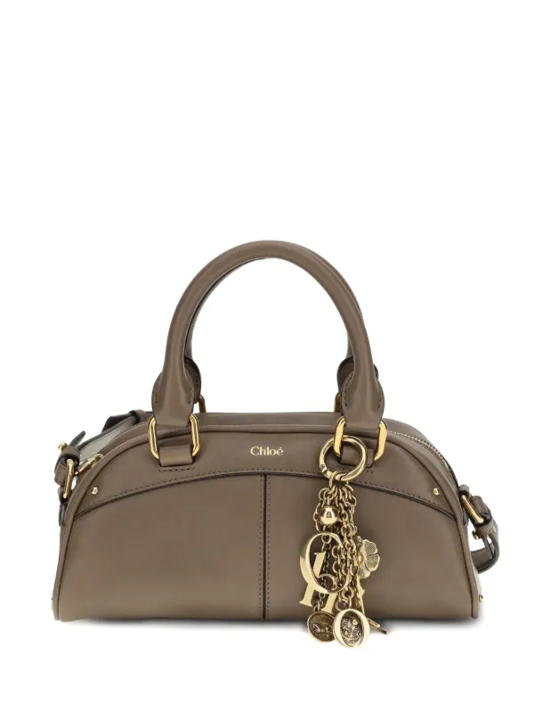 Chloé Small Bowling Bag in Neutrals