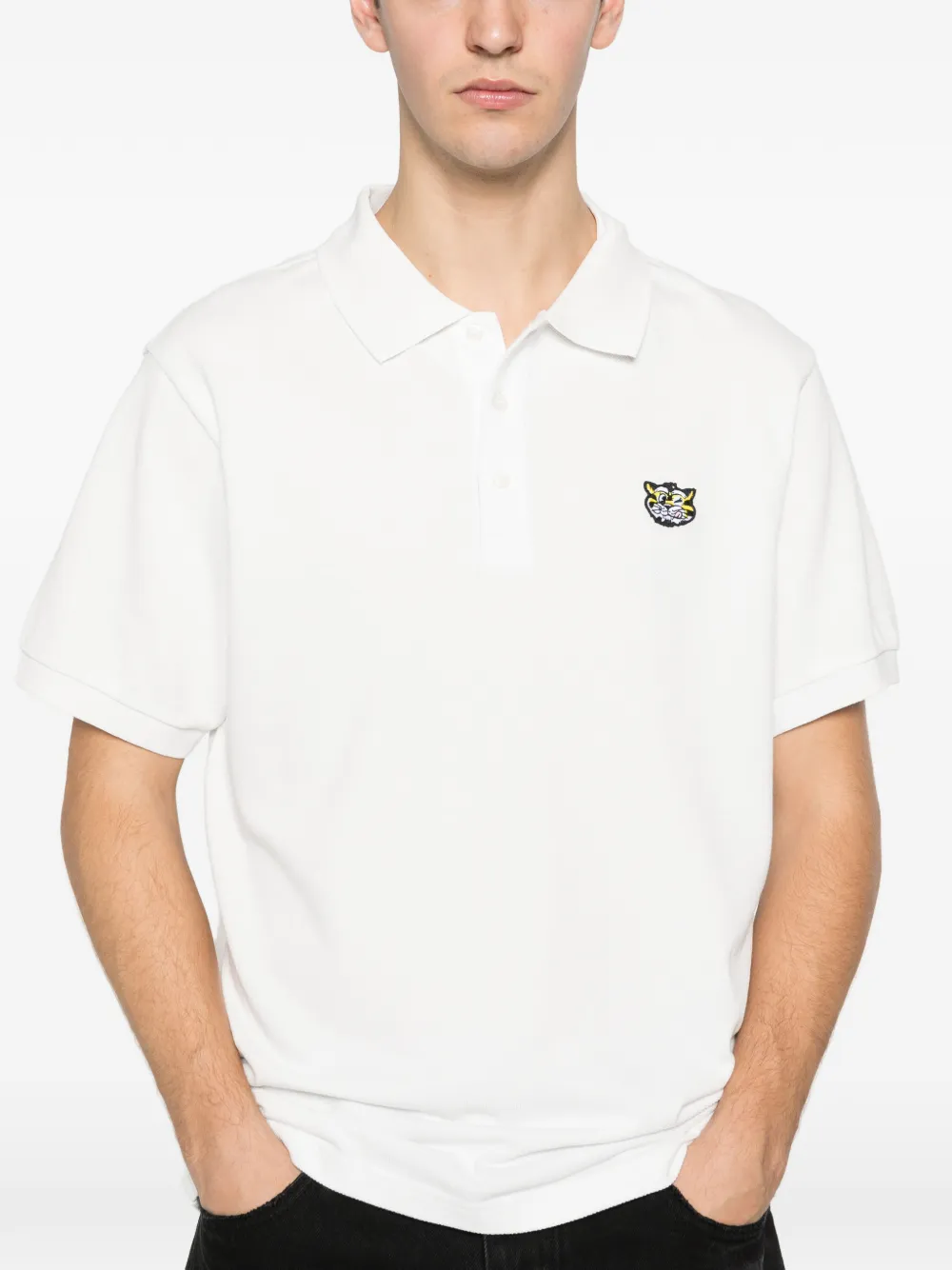 Kenzo Wild Tiger poloshirt Wit