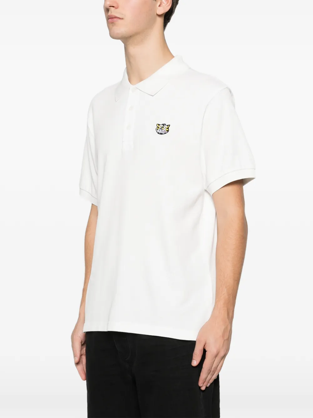 Kenzo Wild Tiger poloshirt Wit