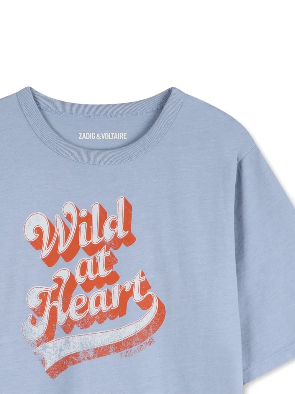 Zadig & Voltaire Kids T-shirt Blauw