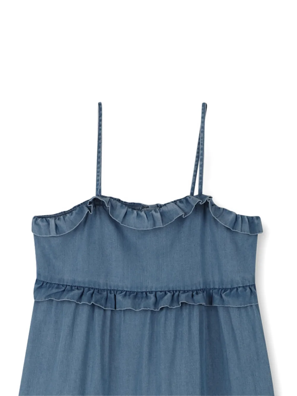Michael Kors Kids Jurk met ruches Blauw