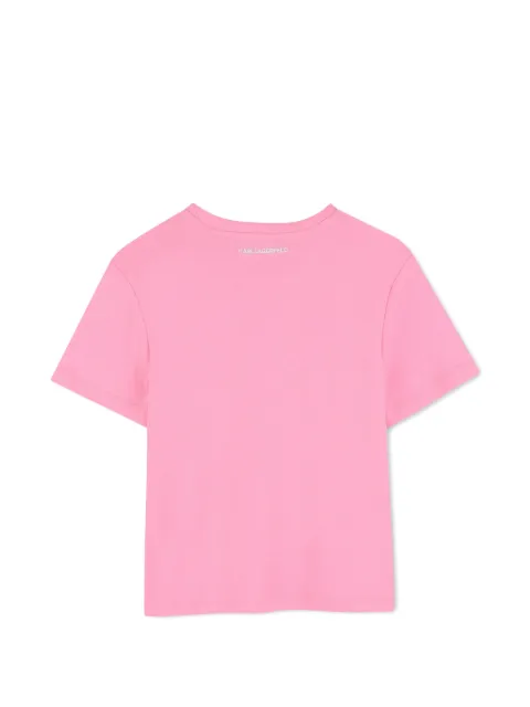 Karl Lagerfeld Kids 티셔츠 고양이 프린트