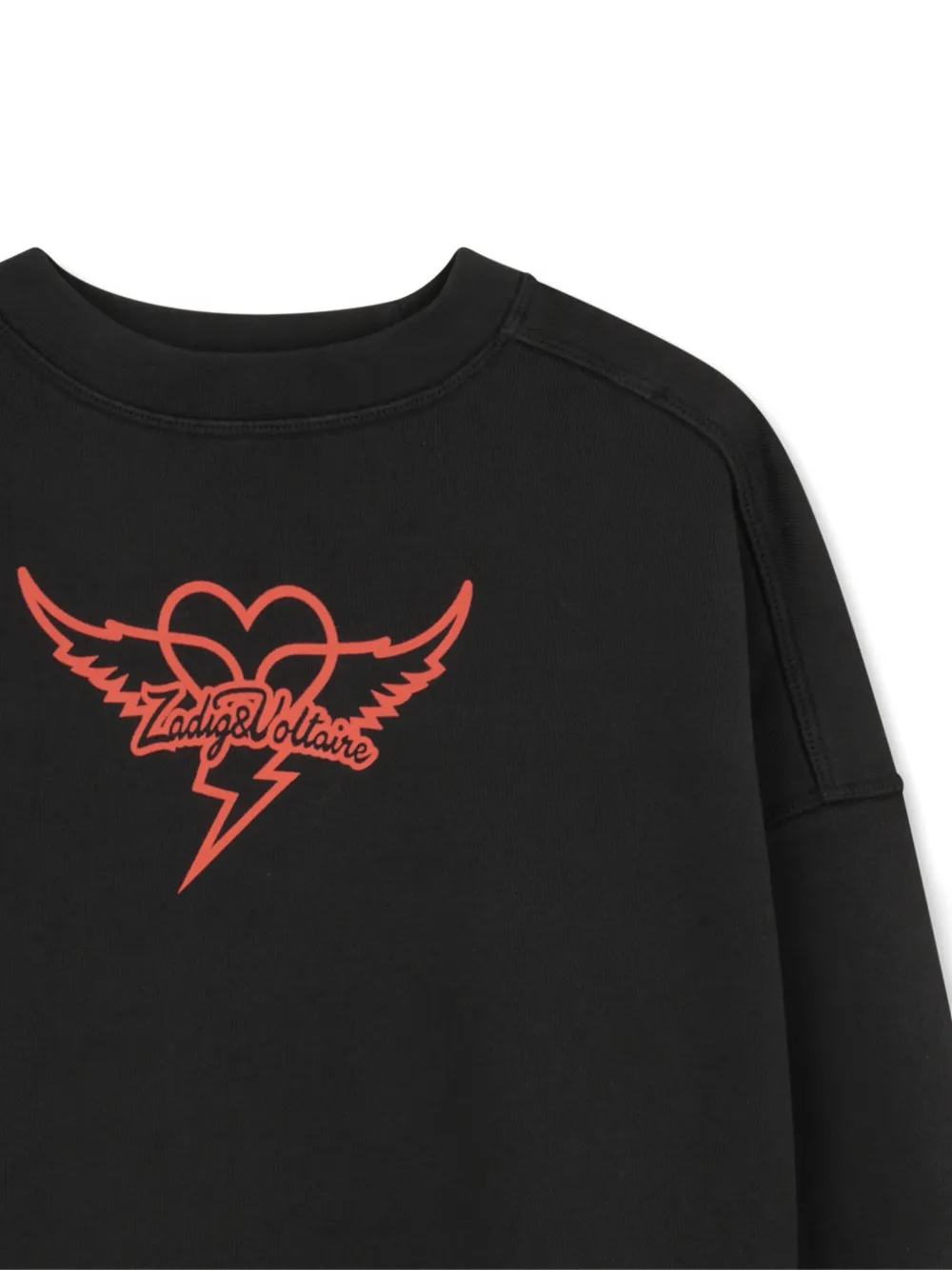 Zadig & Voltaire Kids Sweater met logo Zwart