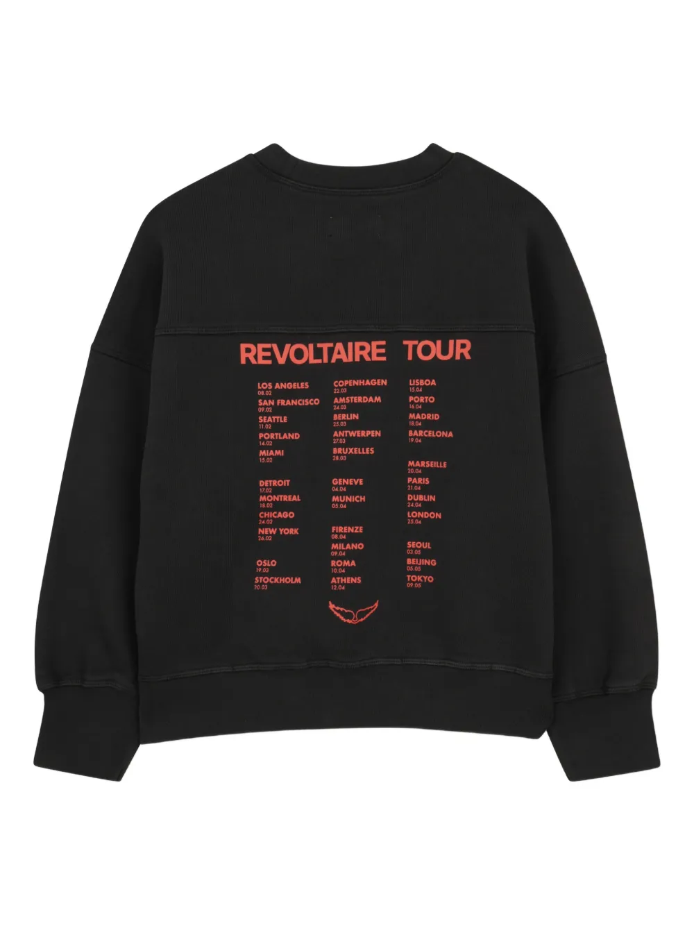 Zadig & Voltaire Kids Sweater met logo Zwart