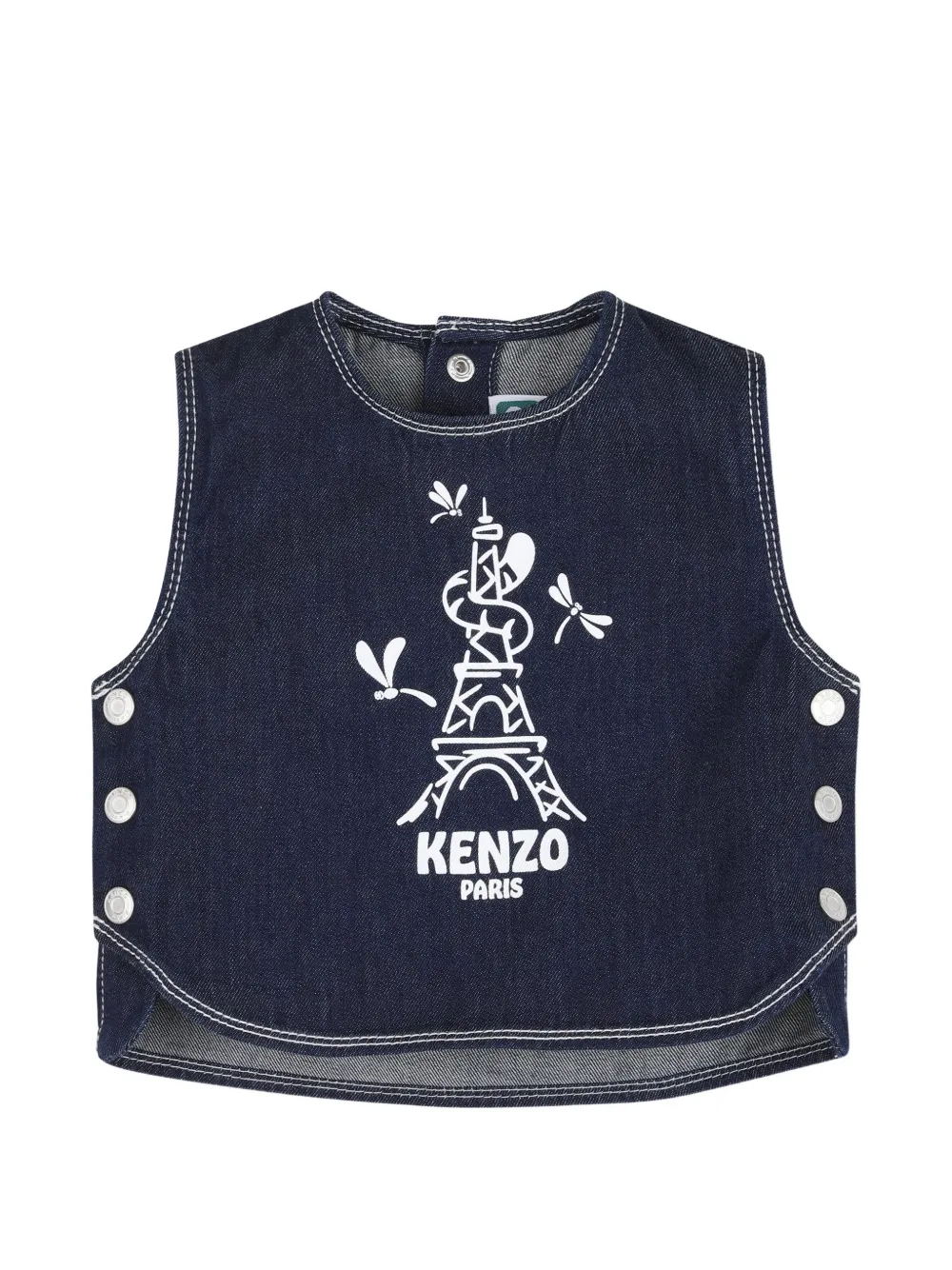 Kenzo Kids Broek met print Blauw