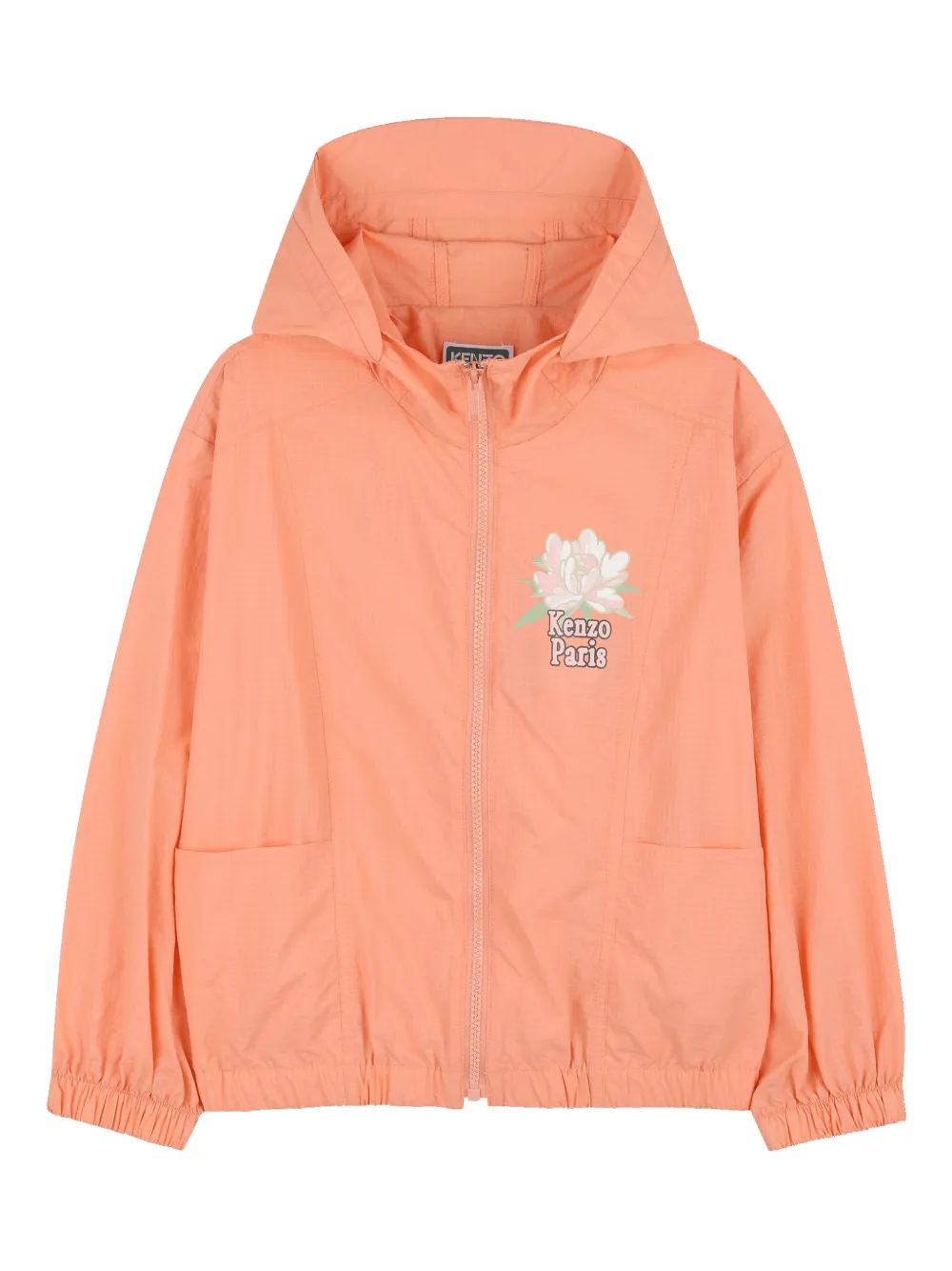 Kenzo Kids coupe-vent à fleurs - Orange