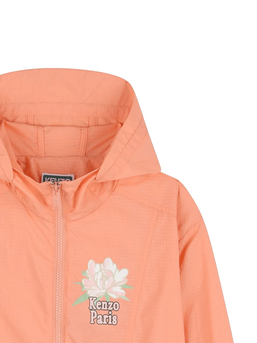 Kenzo Kids Windjack met bloemenprint Oranje