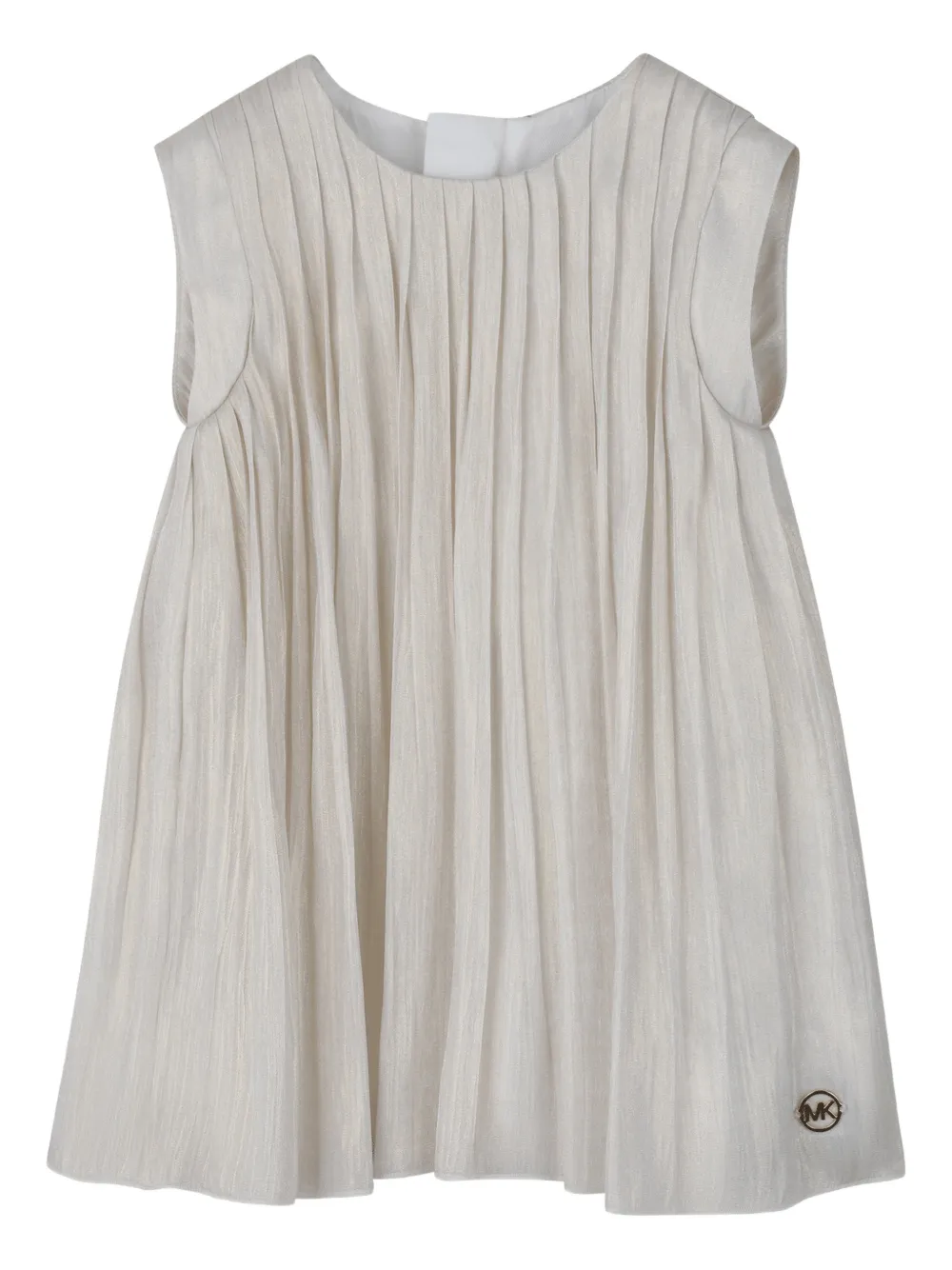 Michael Kors Kids pleated dress - Neutrals