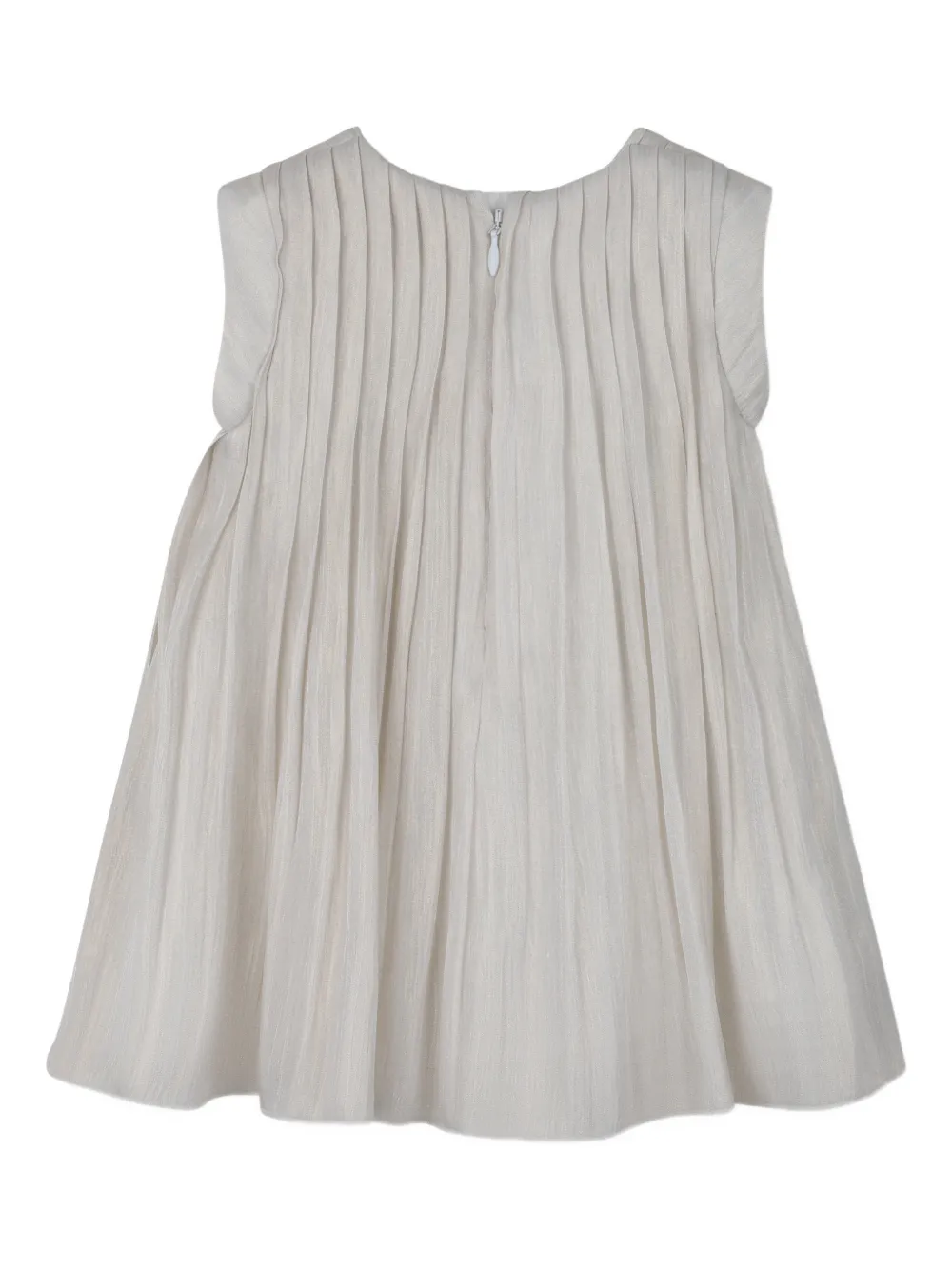 Michael Kors Kids Geplooide jurk - Beige