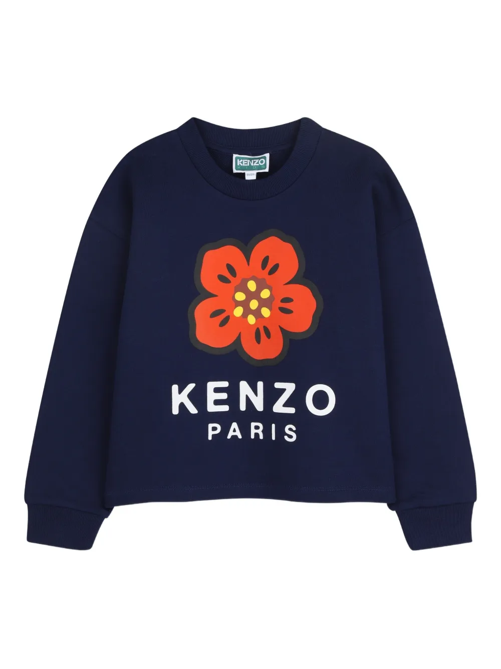 Kenzo Kids Boke Flower graphic sweatshirt - Blue