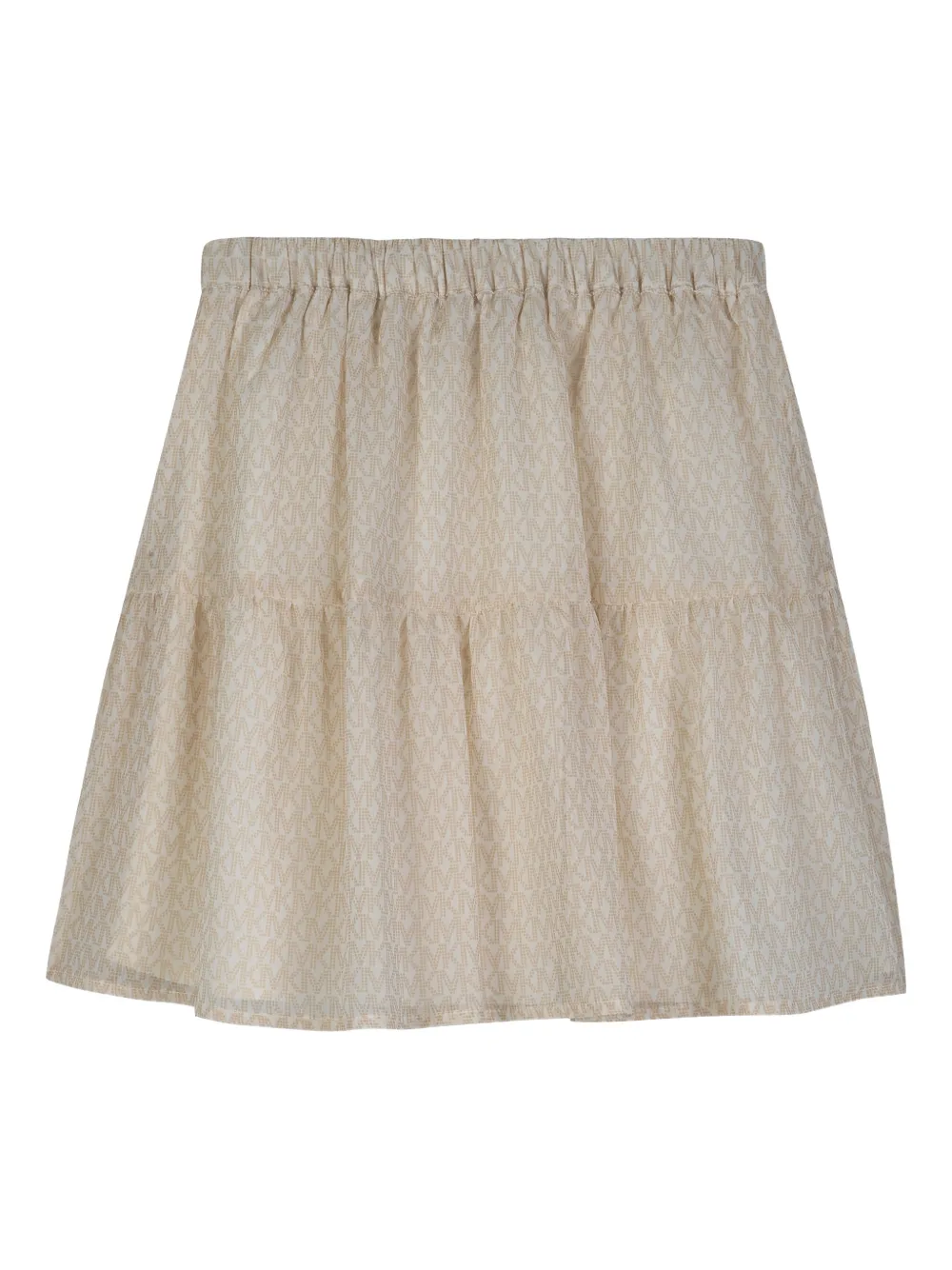 Michael Kors Kids Gelaagde rok met print Beige