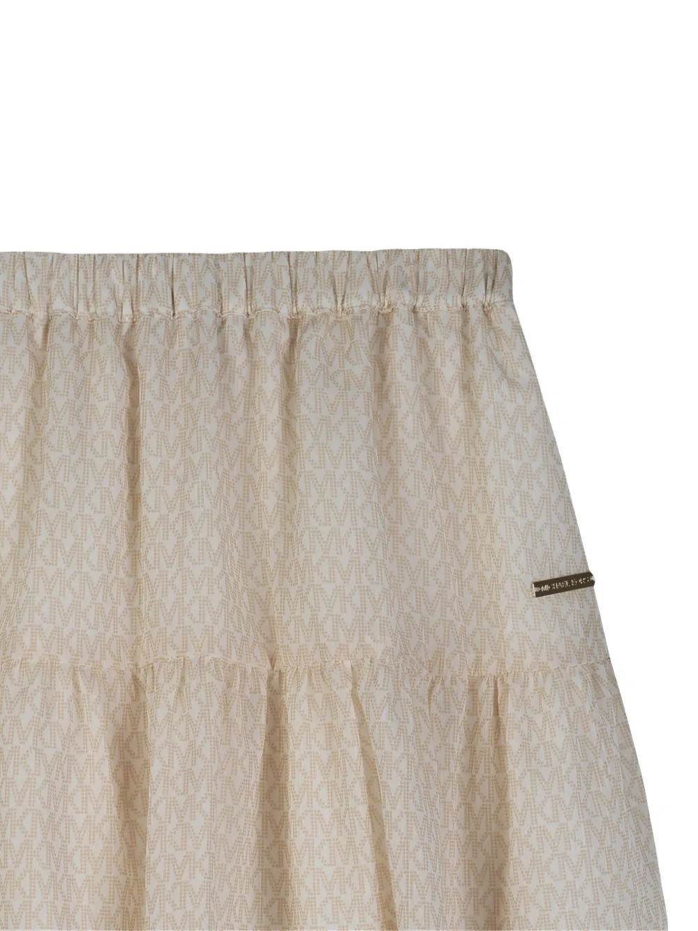 Michael Kors Kids Gelaagde rok met print Beige