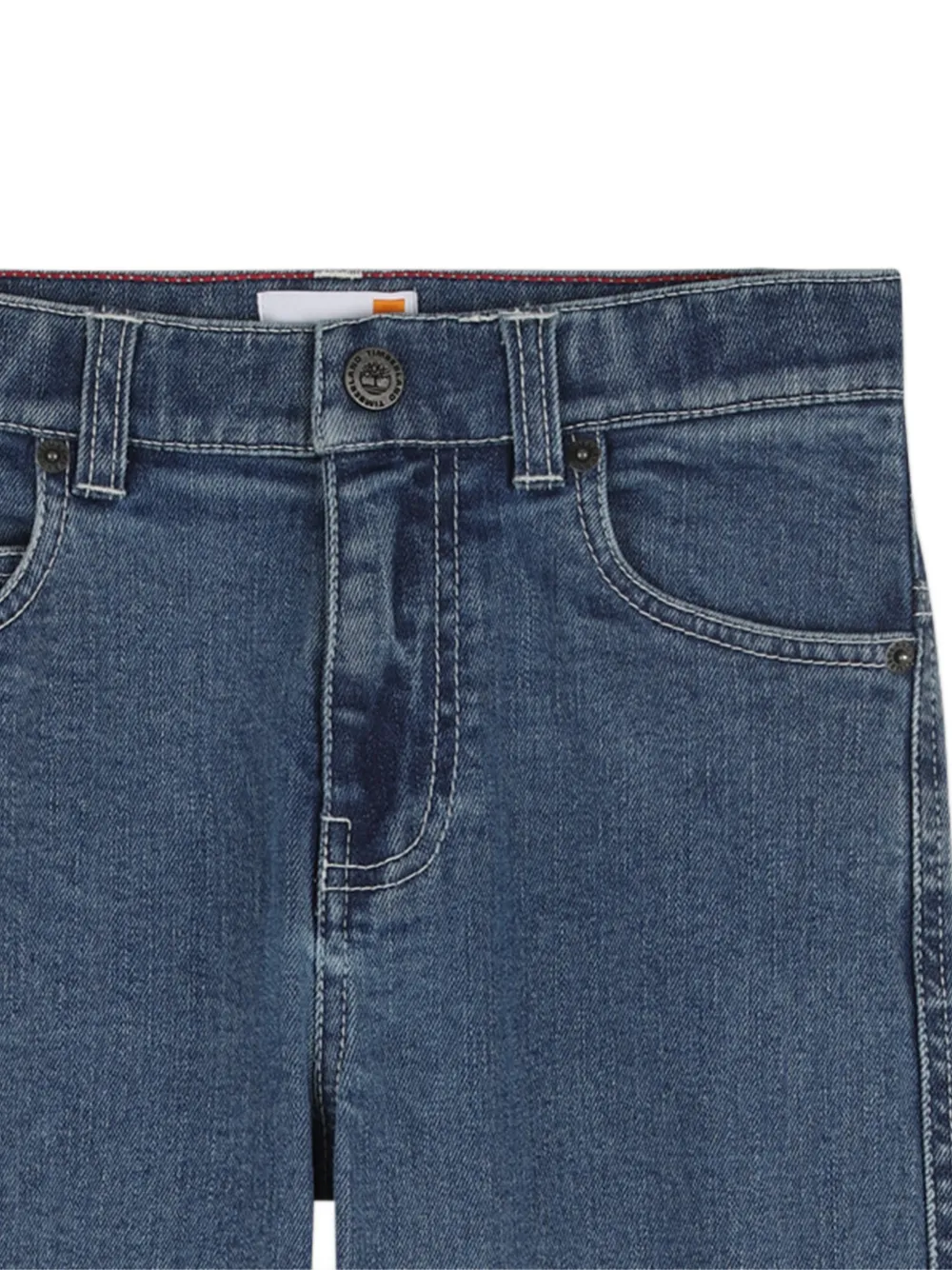 Timberland Kids Jeans met 5 zakken Blauw