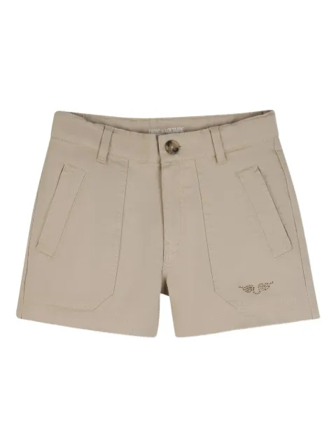 Zadig & Voltaire Kids button-fastening pocket shorts