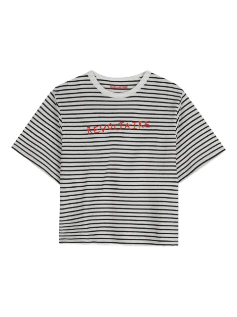 Zadig & Voltaire Kids t-shirt rayé à manches courtes