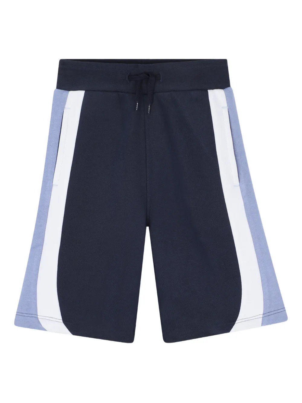 BOSS Kidswear Shorts con design color-block - Blu