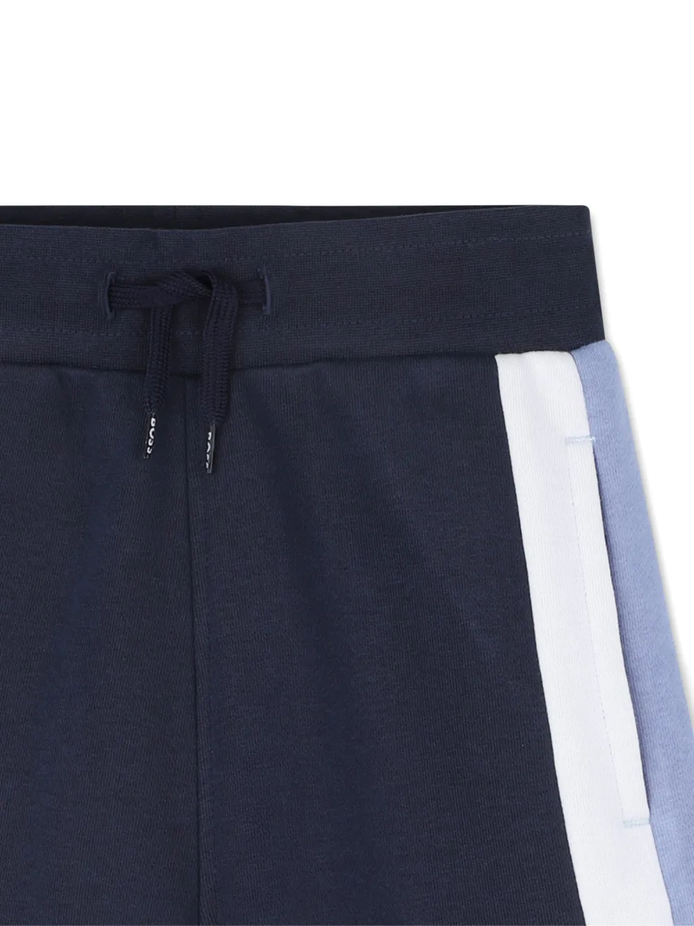 BOSS Kidswear Shorts met colourblocking Blauw
